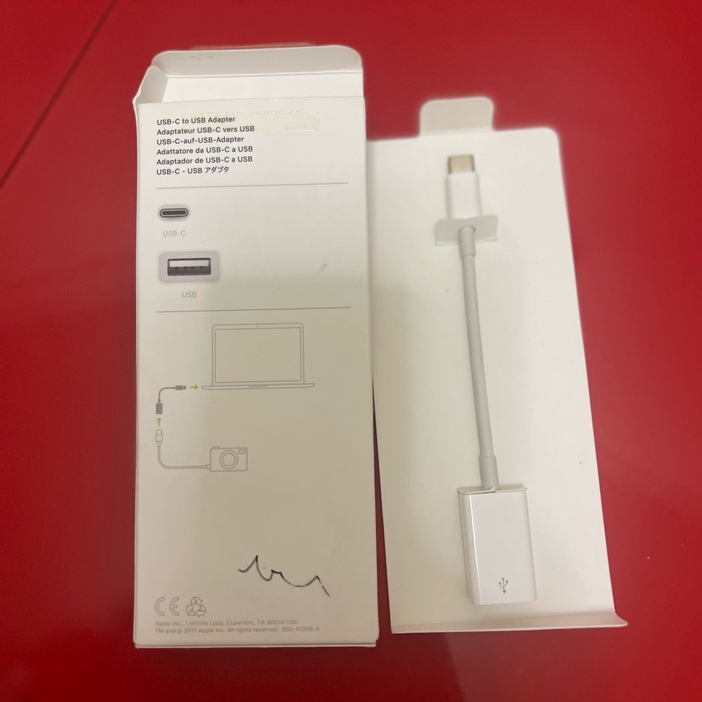 Apple USB-C to USB Adapter - White